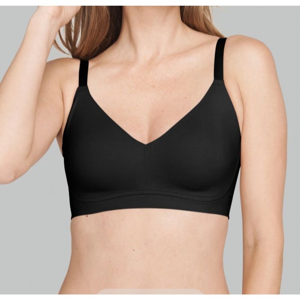 Tommy John Comfort Smoothing Triangle Bralette Size XS (A-C) Black